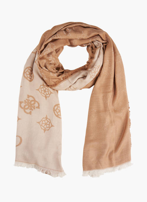 Foulard marron GUESS pour femme
