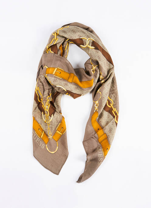Foulard beige GUESS femme