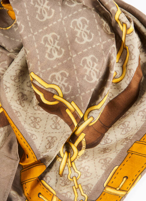 Foulard beige GUESS femme