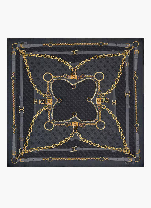 Foulard noir GUESS femme