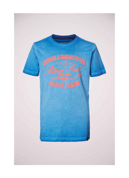 T-shirt bleu PETROL INDUSTRIES pour garçon