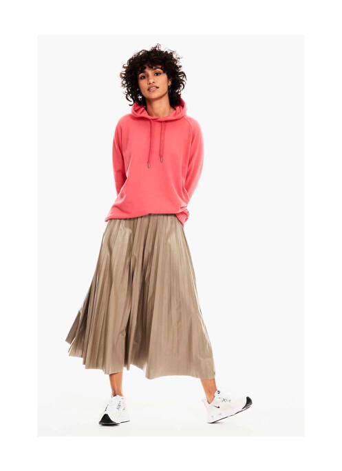 Jupe mi-longue beige GARCIA pour femme