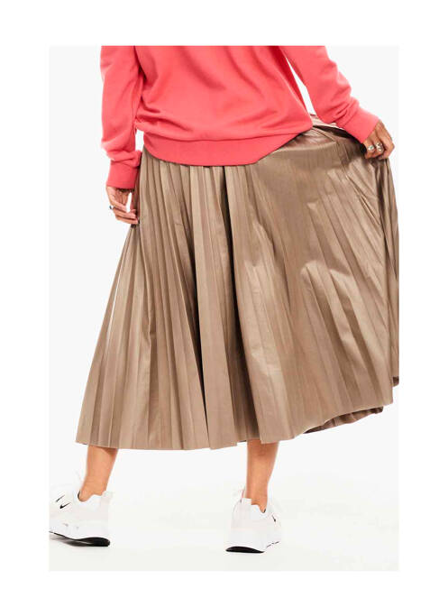 Jupe mi-longue beige GARCIA femme