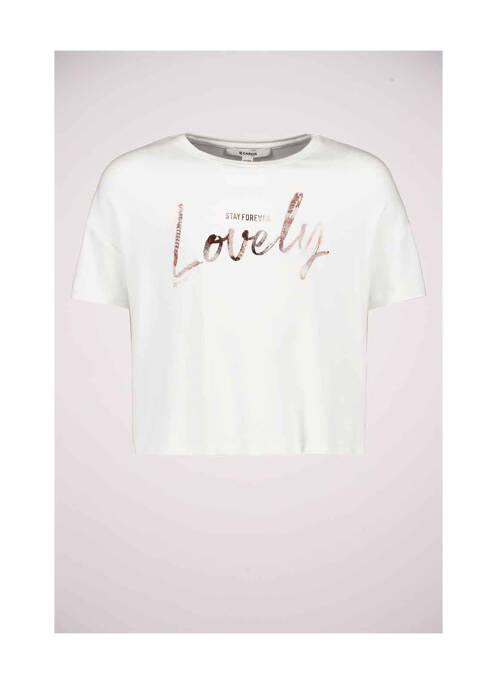 T-shirt blanc GARCIA pour fille