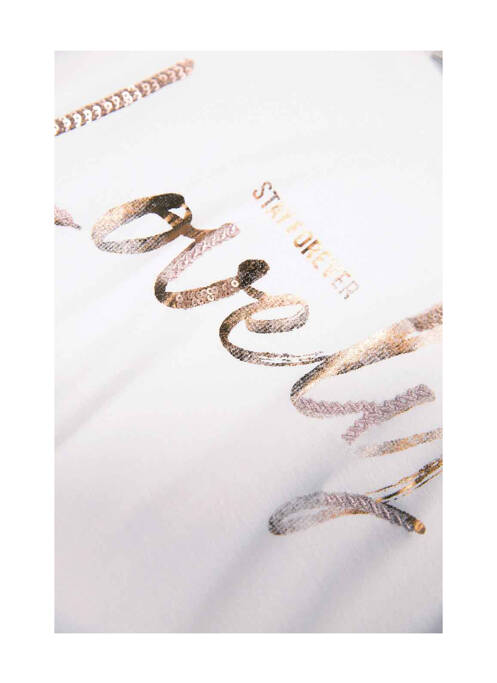 T-shirt blanc GARCIA pour fille