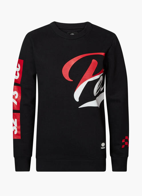 Sweat-shirt noir PETROL INDUSTRIES pour garçon