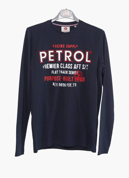 T-shirt bleu PETROL INDUSTRIES pour garçon