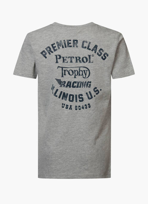 T-shirt gris PETROL INDUSTRIES pour garçon
