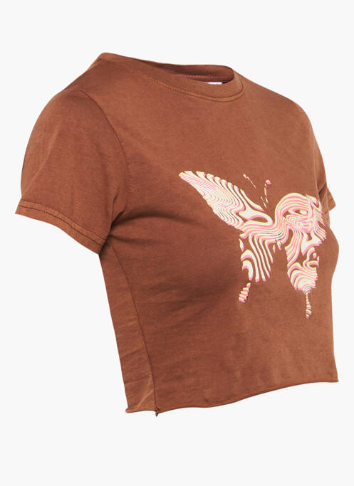 T-shirt marron DAISY STREET pour femme