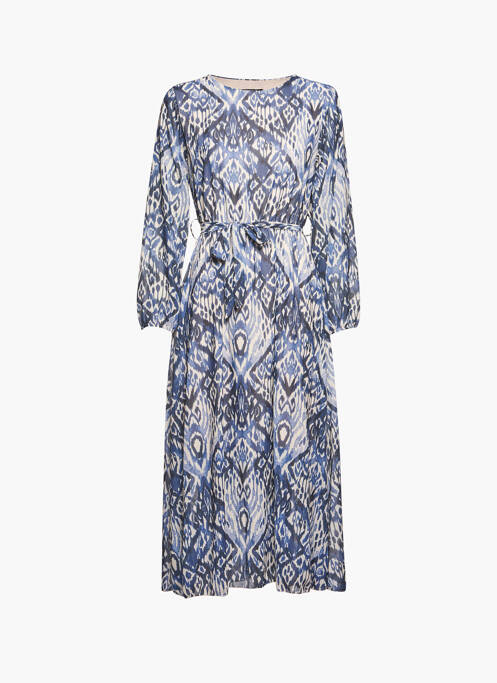 Robe longue bleu ZABAIONE pour femme