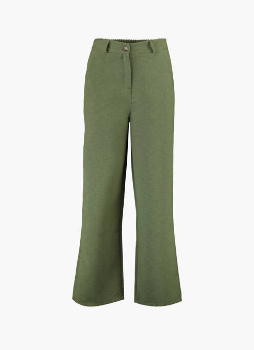 Pantalon droit vert ZABAIONE pour femme