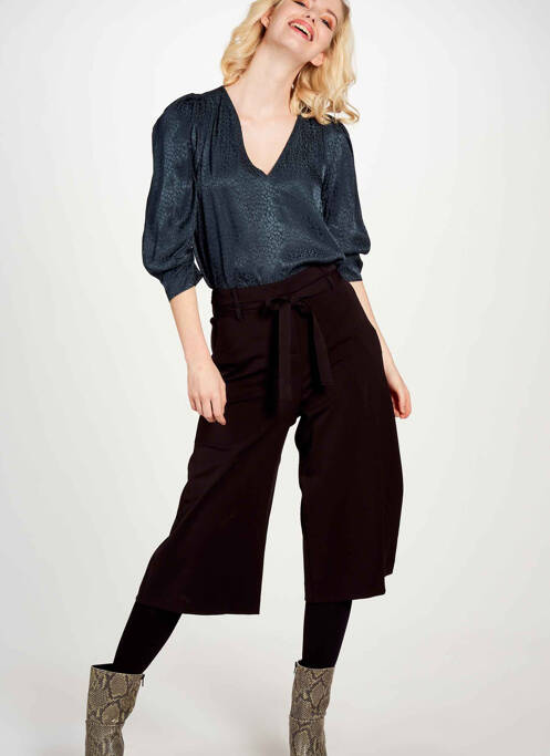 Pantalon chino noir IKKS pour femme