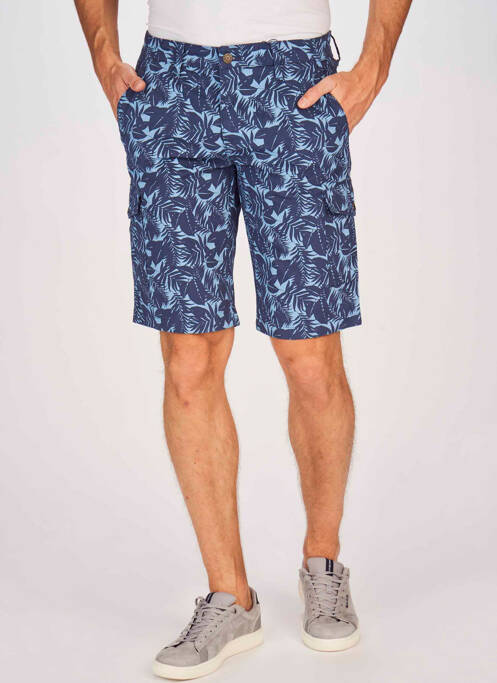 Short bleu BRUCE & BUTLER  pour homme