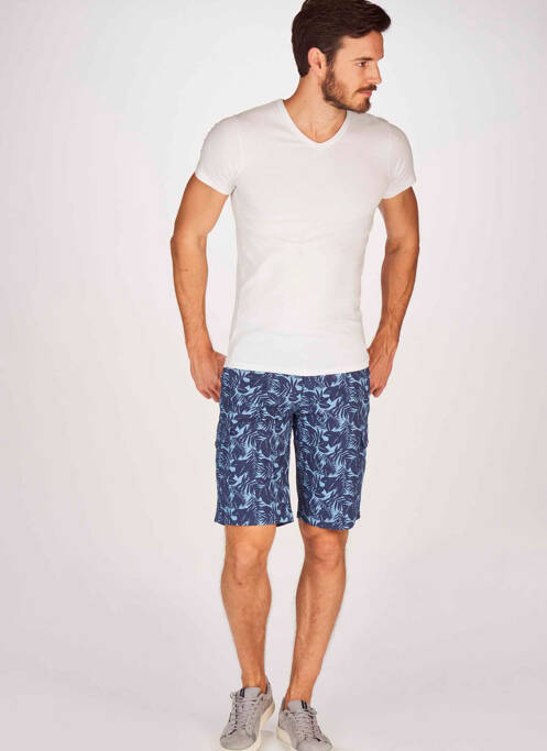Short bleu BRUCE & BUTLER  pour homme