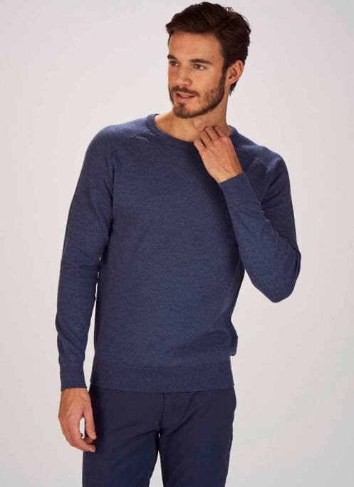 Pull bleu BRUCE & BUTLER  pour homme