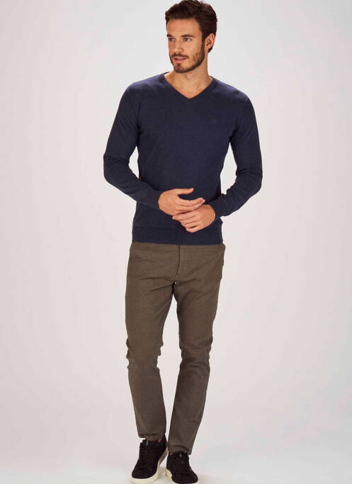 Pull bleu BRUCE & BUTLER  homme