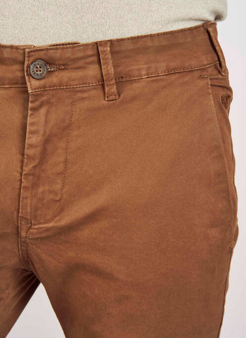 Pantalon chino marron BRUCE & BUTLER  homme