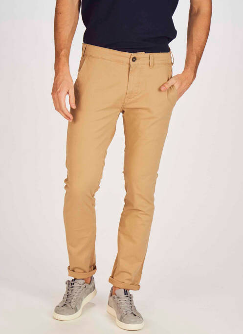 Pantalon chino beige BRUCE & BUTLER  pour homme