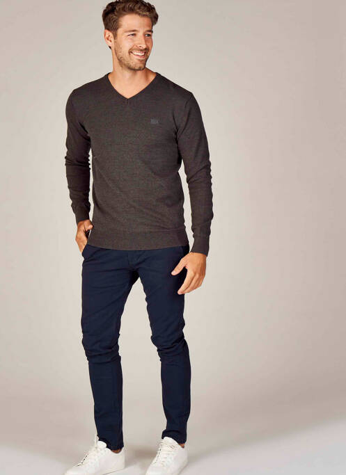 Pantalon chino bleu BRUCE & BUTLER  homme