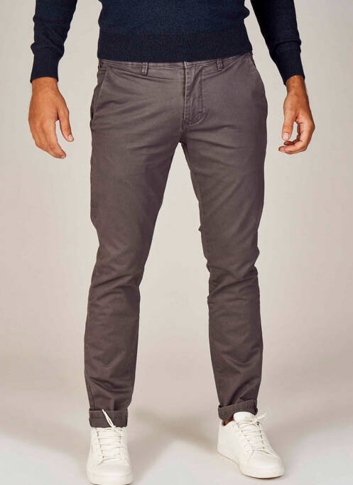 Pantalon chino gris BRUCE & BUTLER  pour homme