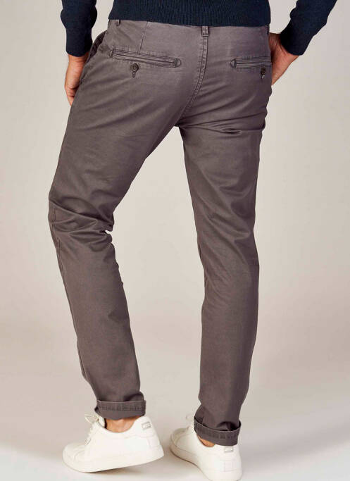 Pantalon chino gris BRUCE & BUTLER  homme