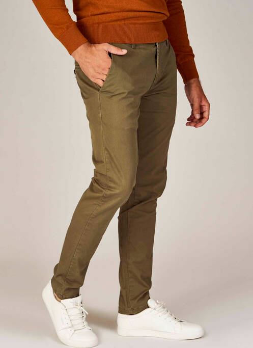 Pantalon chino beige BRUCE & BUTLER  pour homme