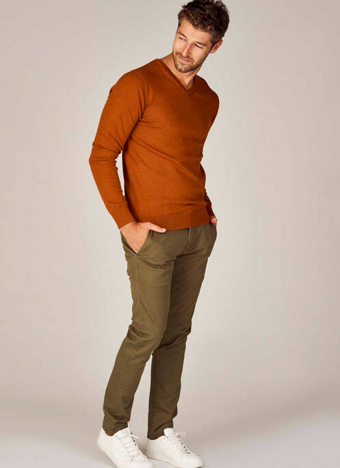 Pantalon chino vert BRUCE & BUTLER  pour homme