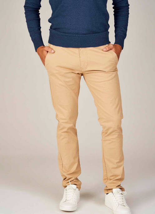 Pantalon chino beige BRUCE & BUTLER  pour homme