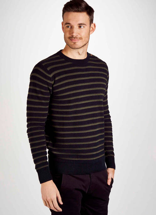 Pull bleu BRUCE & BUTLER  pour homme