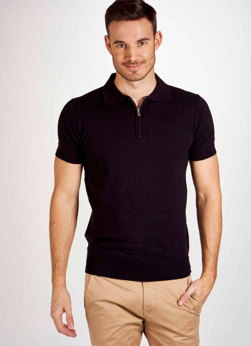 Pull noir BRUCE & BUTLER  pour homme