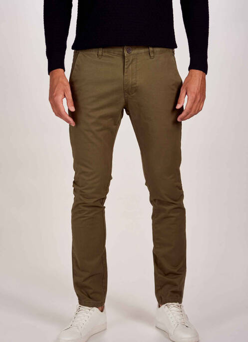 Pantalon chino vert BRUCE & BUTLER  pour homme