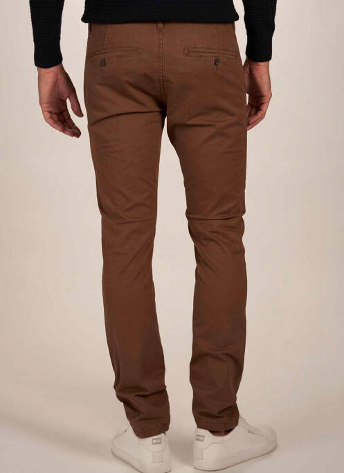 Pantalon chino marron BRUCE & BUTLER  pour homme