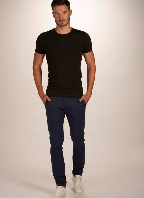 Pantalon chino bleu BRUCE & BUTLER  pour homme