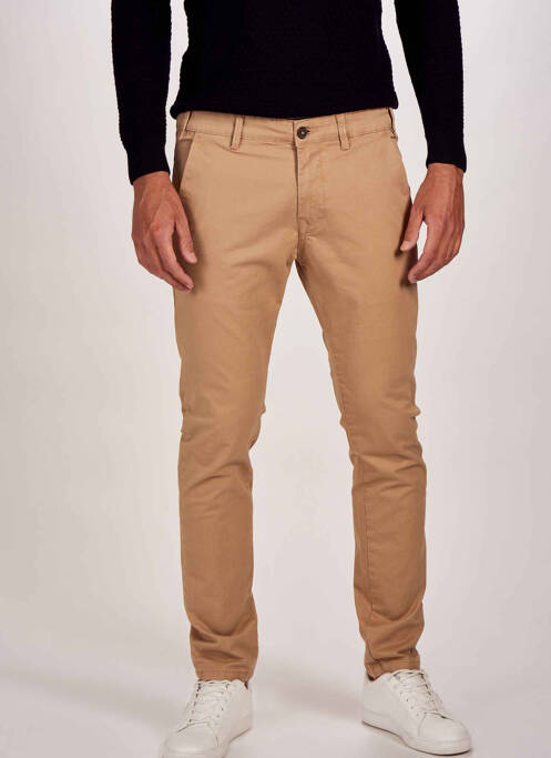 Pantalon chino beige BRUCE & BUTLER  pour homme