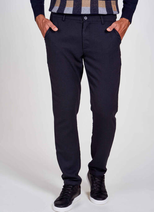 Pantalon chino bleu BRUCE & BUTLER  pour homme