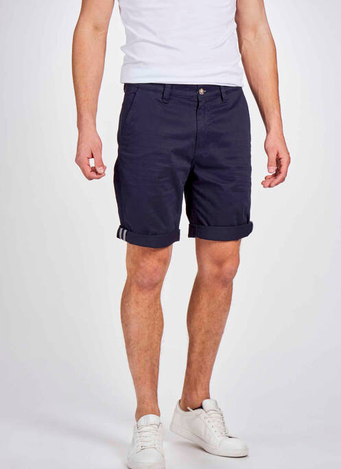 Short bleu BRUCE & BUTLER  pour homme