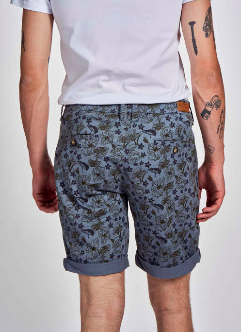 Short bleu BRUCE & BUTLER  pour homme