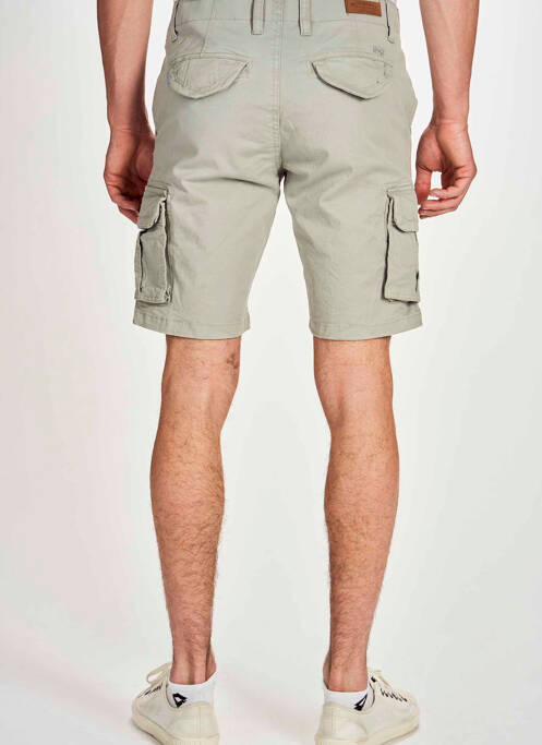 Bermuda gris BRUCE & BUTLER  pour homme