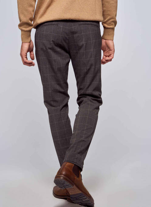 Pantalon chino gris BRUCE & BUTLER  pour homme