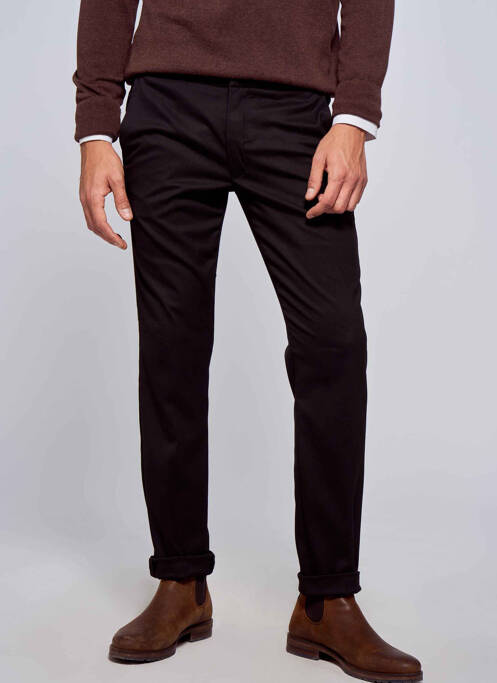 Pantalon chino noir BRUCE & BUTLER  pour homme