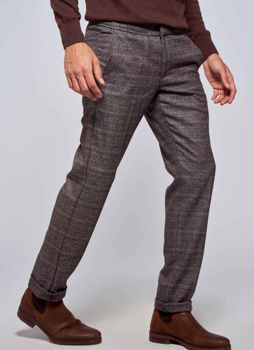 Pantalon chino gris BRUCE & BUTLER  pour homme