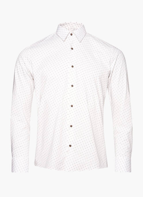 Chemise manches longues blanc BRUCE & BUTLER  pour homme