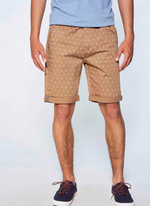 Short beige BRUCE & BUTLER  pour homme