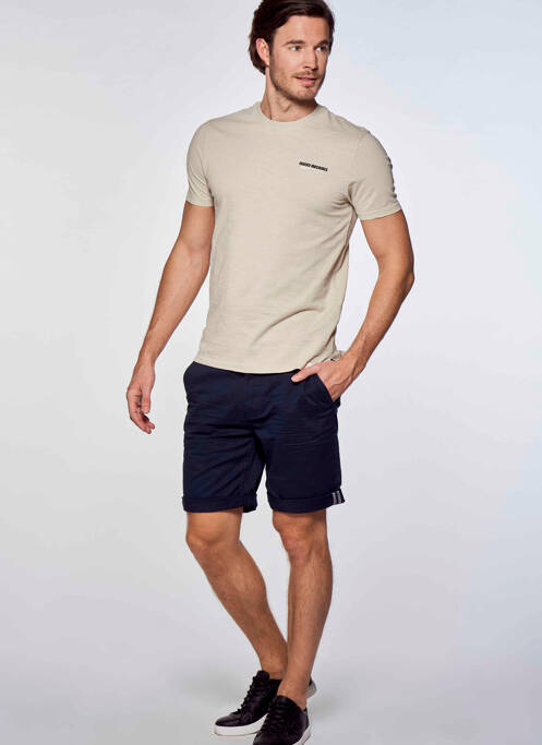 Short bleu BRUCE & BUTLER  pour homme