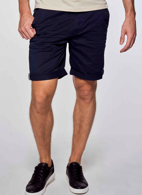 Short bleu BRUCE & BUTLER  pour homme