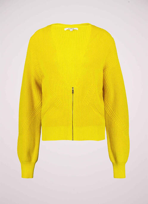 Gilet manches longues jaune GARCIA femme
