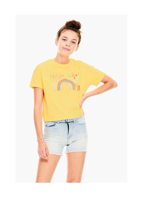 T-shirt jaune GARCIA fille