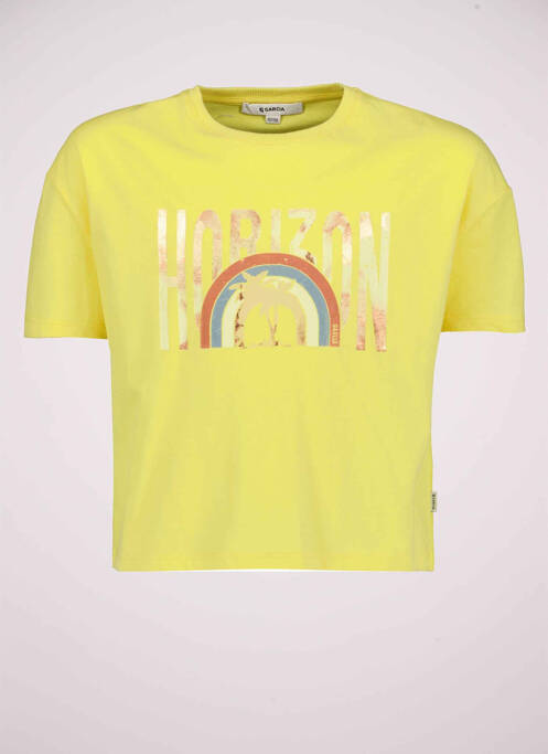 T-shirt jaune GARCIA fille
