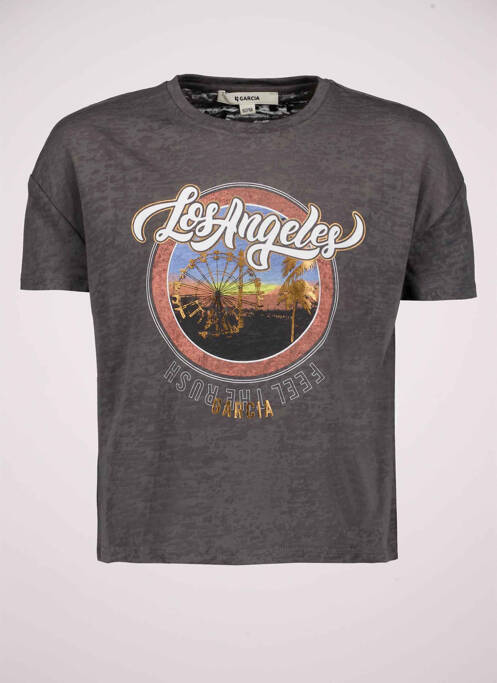 T-shirt gris GARCIA pour fille