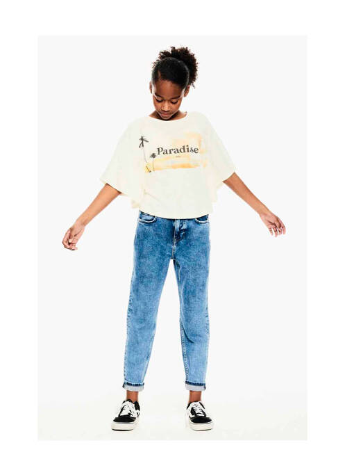 T-shirt blanc GARCIA pour fille